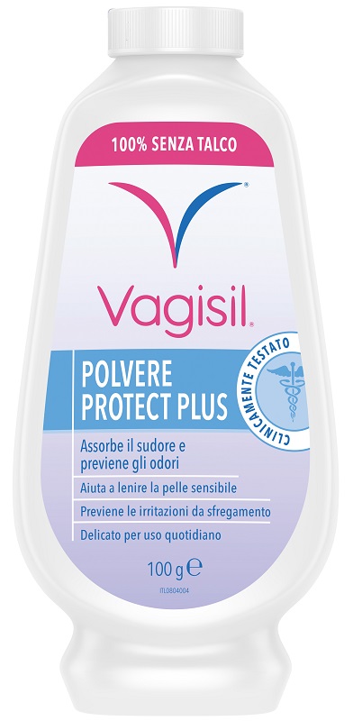 VAGISIL POLVERE PROTECT PLUS IGIENE FEMMINILE 100 G - Farmacia Del Monaco