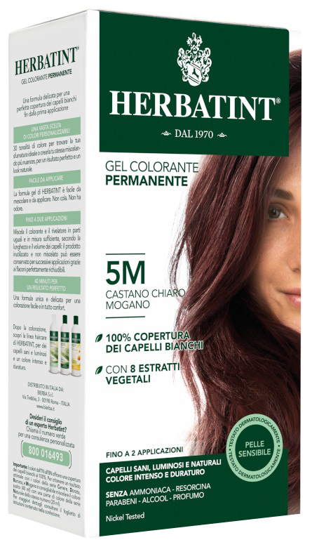 HERBATINT 5M CASTANO CHIARO MOGANO 150 ML - Farmacia Del Monaco