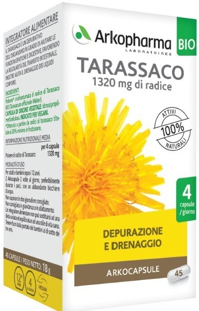 ARKO CAPSULE TARASSACO BIO 45 CAPSULE - Farmacia Del Monaco