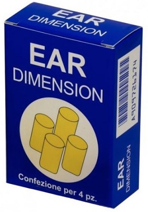 EAR DIMENSION TAPPO AURICOLARE IN SPUGNA 4 PEZZI - Farmacia Del Monaco