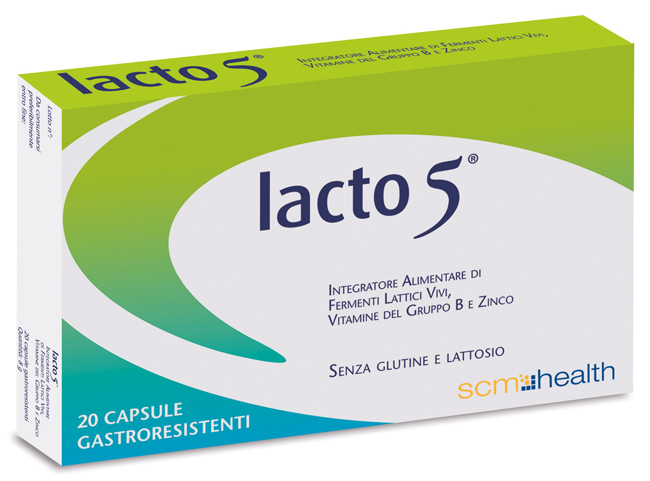 LACTO 5 20 CAPSULE - Farmacia Del Monaco