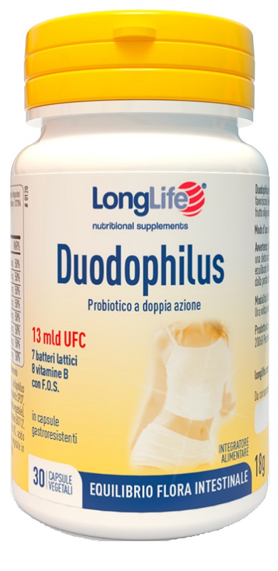 LONGLIFE DUODOPHILUS 30 CAPSULE VEGETALI - Farmacia Del Monaco