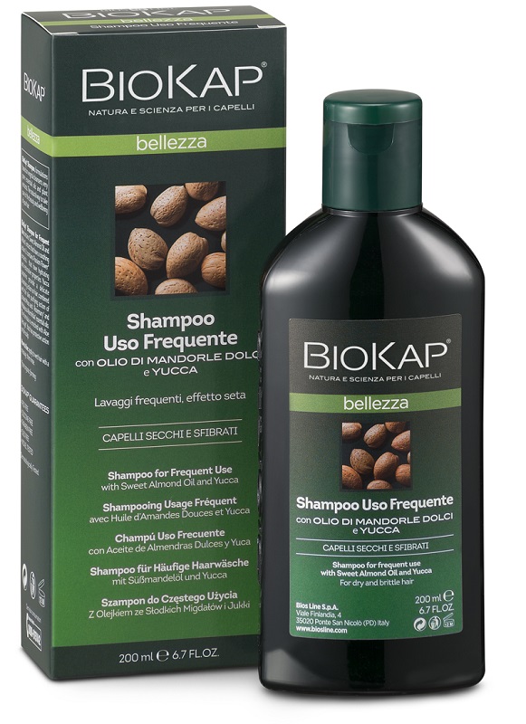 BIOKAP BELLEZZA SHAMPOO USO FREQUENTE 200 ML BIOSLINE - Farmacia Del Monaco