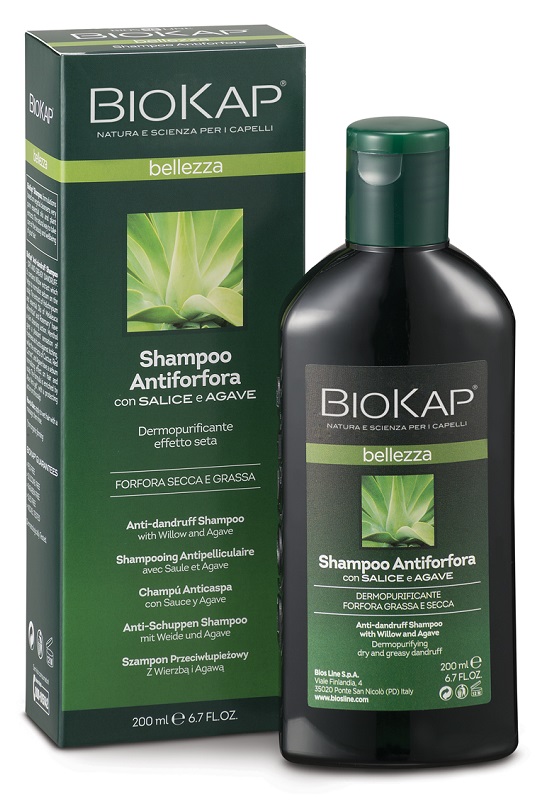 BIOKAP BELLEZZA SHAMPOO ANTIFORFORA 200 ML BIOSLINE - Farmacia Del Monaco