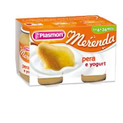 PLASMON OMOGENEIZZATO YOGURT PERA 120 G X 2 PEZZI - Farmacia Del Monaco