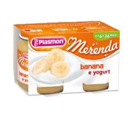 PLASMON OMOGENEIZZATO YOGURT BANANA 120 G X 2 PEZZI - Farmacia Del Monaco