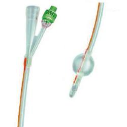 CATETERE FOLEY IN SILICONE TRASPARENTE A 2 VIE CON PALLONCINO 5-10ML DIAMETRO CH18 6,00MM LUNGHEZZA 40CM - Farmacia Del Monaco
