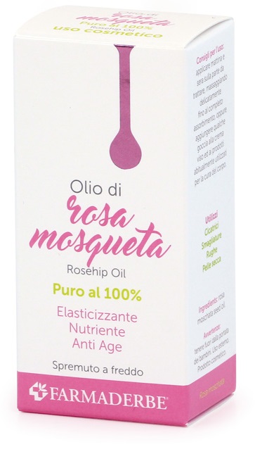 OLIO DI ROSA MOSQUETA PURO 100% 15 ML - Farmacia Del Monaco