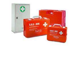 CASSETTA PRONTO SOCCORSO VUOTA METALLICA 46X30X14 - Farmacia Del Monaco