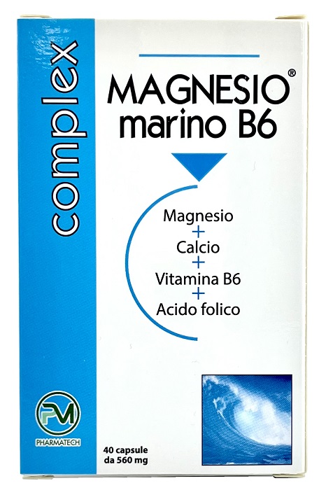 MAGNESIO MARINO B6 40 CAPSULE - Farmacia Del Monaco