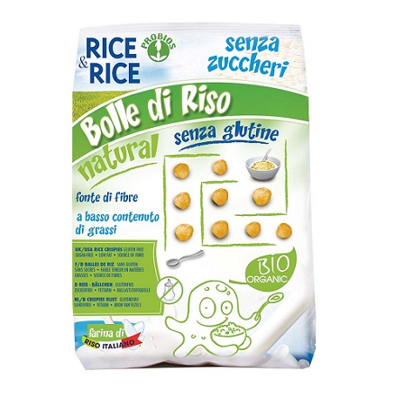 RICE&RICE BOLLE DI RISO AL NATURALE 150 G SENZA LIEVITO - Farmacia Del Monaco