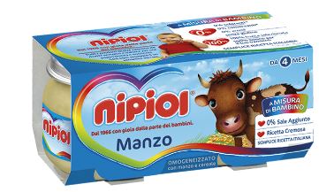 NIPIOL OMOGENEIZZATO MANZO 120 G 2 PEZZI - Farmacia Del Monaco
