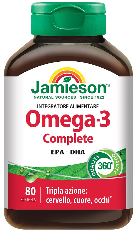 JAMIESON OMEGA 3 COMPLETE 80 PERLE - Farmacia Del Monaco