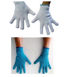 GUANTO AMBIDESTRO IN COTONE MONOFILO BIANCO PER ALLERGIE DERMATOLOGICHE SENZA CUCITURE POLSINO ELASTICO LARGHEZZA 65 MM 8 1 PAIO - Farmacia Del Monaco
