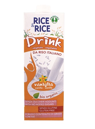 RICE&RICE BEVANDA DI RISO ALLA VANIGLIA 1 LITRO - Farmacia Del Monaco