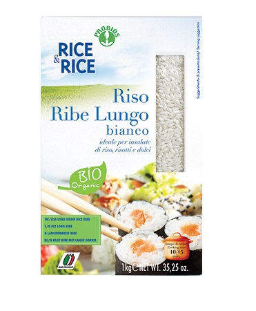 RICE&RICE RISO LUNGO RIBE BIANCO 1 KG - Farmacia Del Monaco
