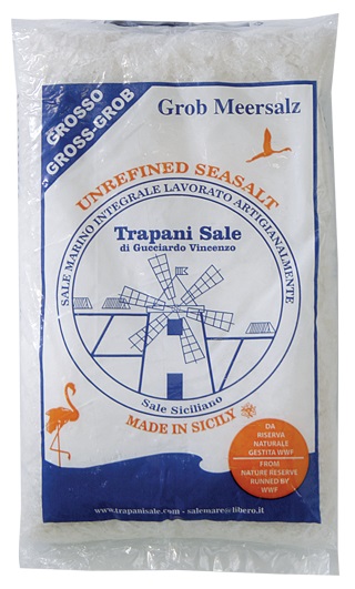 SALE GROSSO INTEGRALE TRAPANI 1 KG - Farmacia Del Monaco