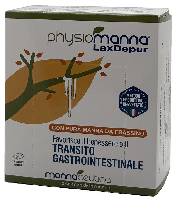 PHYSIOMANNA LAXDEPUR MANNITE DUFOUR 12 PANETTI SOLUBILI DA 10 G - Farmacia Del Monaco