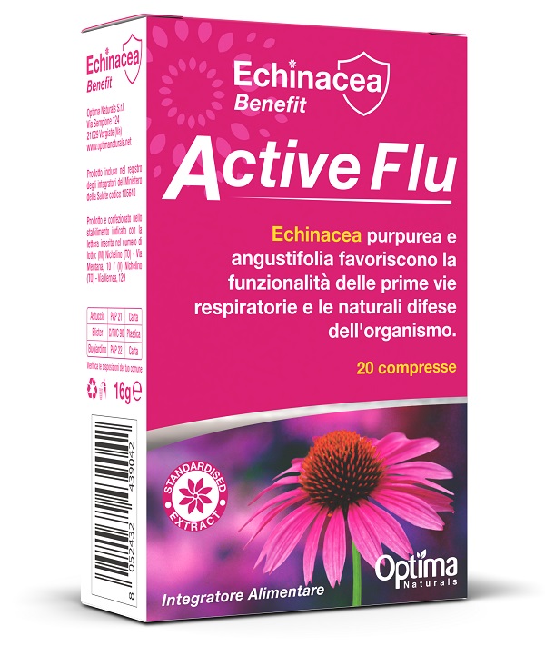 ECHINACEA BENEFIT ACTIVE FLU 20 COMPRESSE DA 800 MG - Farmacia Del Monaco