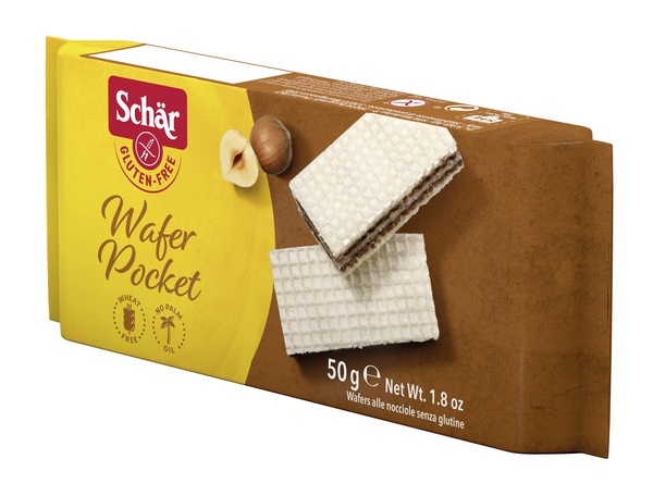 SCHAR WAFER POCKET ALLA NOCCIOLA 50 G - Farmacia Del Monaco