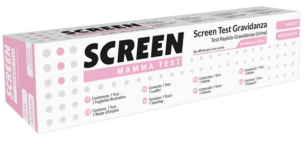 SCREEN TEST ORMONE HCG GRAVIDANZA NELL'URINA SCREEN TEST HCG 1 PEZZO - Farmacia Del Monaco