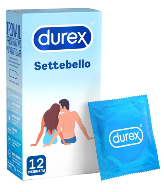 PROFILATTICO DUREX SETTEBELLO CLASSICO 12 PEZZI - Farmacia Del Monaco