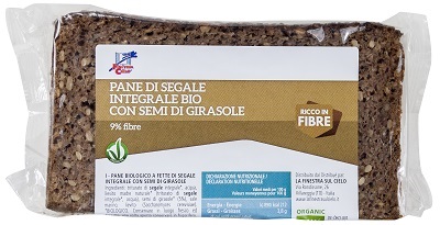 FSC BIOFIBRE+ PANE DI SEGALE INTEGRALE CON SEMI DI GIRASOLE BIOLOGICO AD ALTO CONTENUTO DI FIBRE 500 G - Farmacia Del Monaco