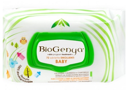 BIOGENYA SALVIETTINE BABY COTONE 72 PEZZI - Farmacia Del Monaco