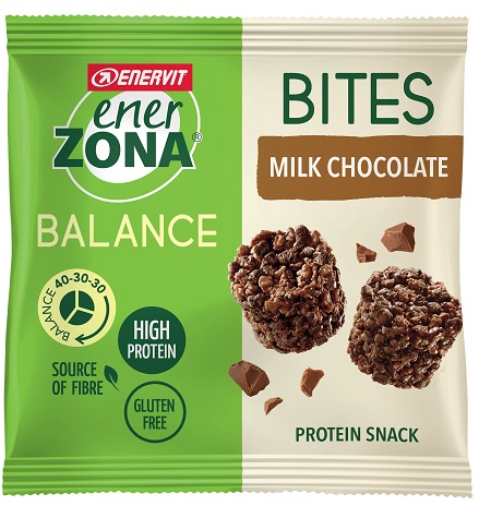 ENERZONA BITES MILK CHOCOLATE 1 BUSTINA - Farmacia Del Monaco