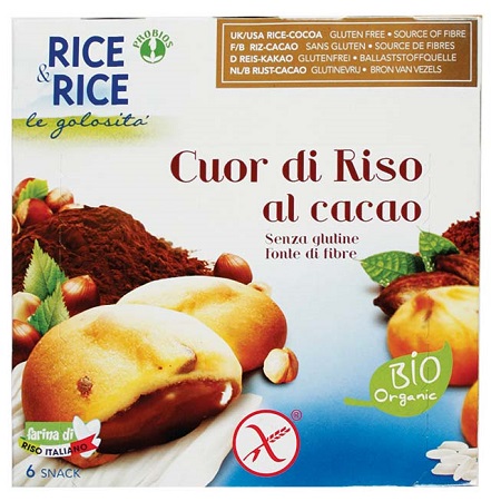 RICE&RICE CUOR DI RISO AL CACAO 6 X 33 G - Farmacia Del Monaco
