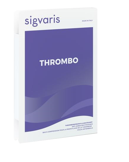 SIGVARIS THROMBO COSCIA LUNGA PUNTA APERTA BIANCO M - Farmacia Del Monaco