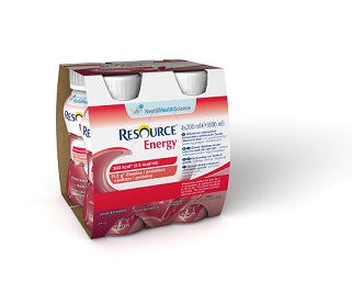 RESOURCE ENERGY FRAGOLA/LAMPONE 4 BOTTIGLIE 200 ML - Farmacia Del Monaco