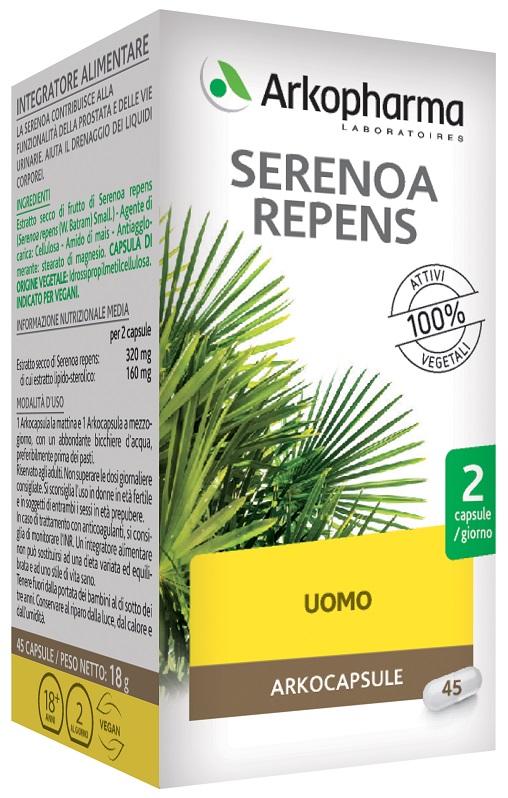 SERENOA REPENS 45 CAPSULE - Farmacia Del Monaco
