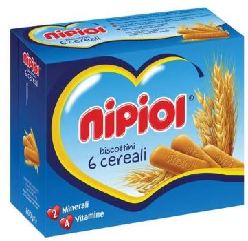 NIPIOL BISCOTTINI 6 CEREALI 800 G - Farmacia Del Monaco