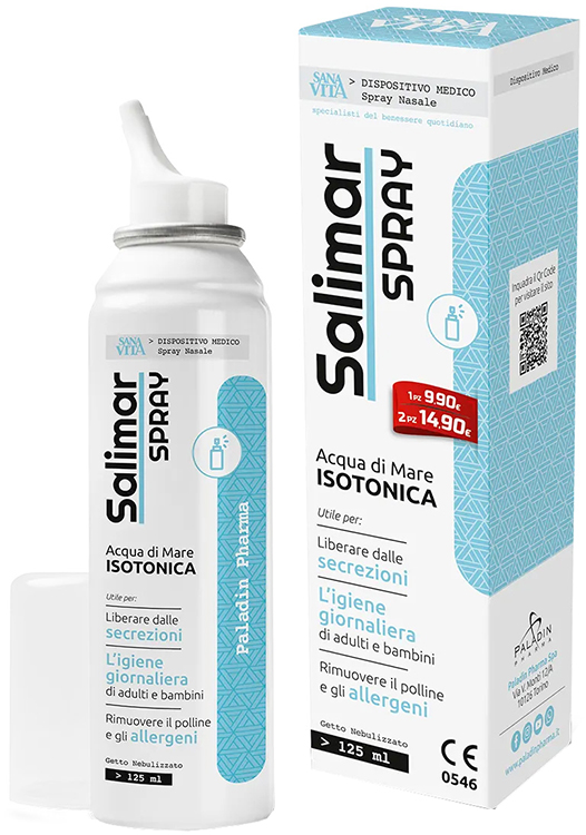 SANAVITA SALIMAR SPRAY NASALE NEW 125 ML - Farmacia Del Monaco