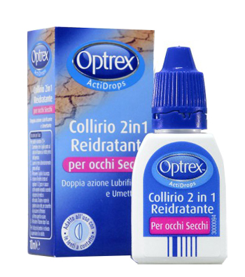 GOCCE OCULARI OPTREX ACTIDROPS 2IN1 REIDRATANTE OCCHI STANCHI 1 PEZZO - Farmacia Del Monaco