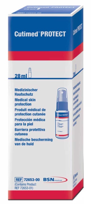 BARRIERA PROTETTIVA CUTANEA CUTIMED PROTECT FILM SPRAY 28 ML PER CUTE INTEGRA - Farmacia Del Monaco