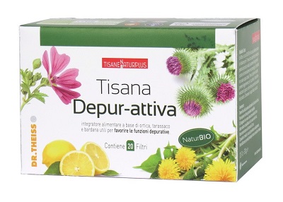 NATURPLUS TISANA DEPUR-ATTIVA 20 FILTRI - Farmacia Del Monaco