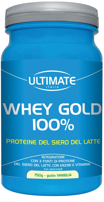 ULTIMATE WHEY GOLD 100 % VANIGLIA 750 G - Farmacia Del Monaco