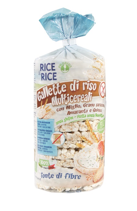 RICE&RICE GALLETTE MULTICEREALI 100 G SENZA LIEVITO - Farmacia Del Monaco