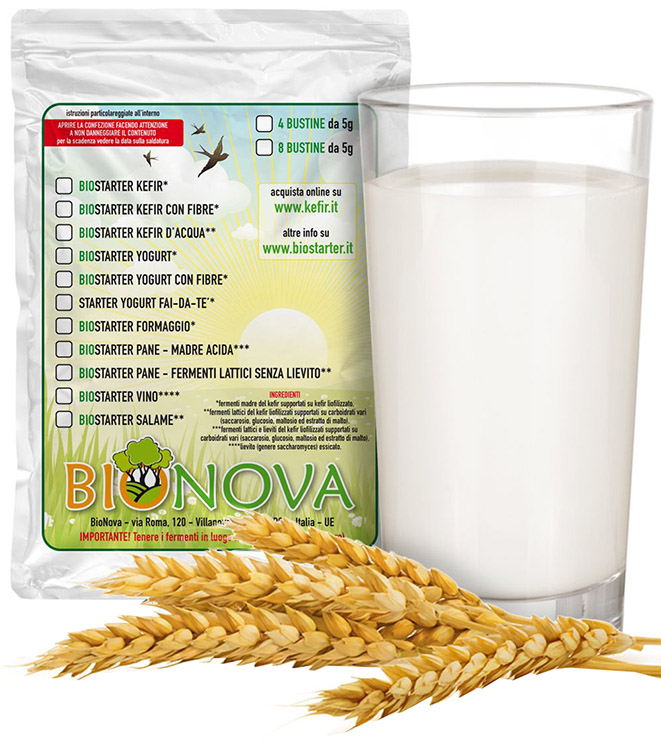 BIOSTARTER PER KEFIR 4 X 5 G - Farmacia Del Monaco