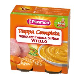 PLASMON OMOGENEIZZATO PAPPE VITELLO/VERDURA/RISO 190 G X 2 PEZZI - Farmacia Del Monaco