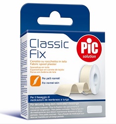 CEROTTO IN ROCCHETTO PIC CLASSIC FIX TELA BIANCO 2,5X500 CM FUSTELLA - Farmacia Del Monaco