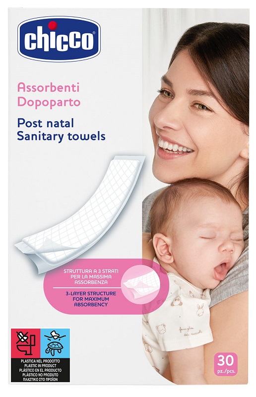 CHICCO ASSORBENTI PROTECTION POSTPARTO 30 PEZZI - Farmacia Del Monaco