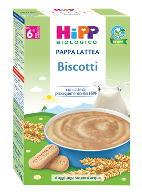 HIPP BIO PAPPA LATTEA BISCOTTI 250 G - Farmacia Del Monaco