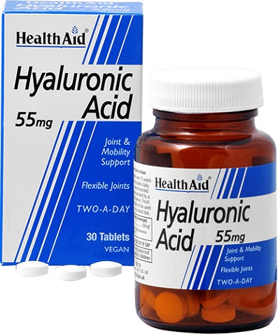 ACIDO IALURONICO HYALURONIC ACID 55MG 30 COMPRESSE - Farmacia Del Monaco