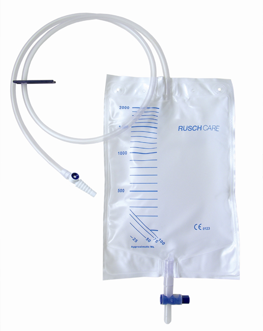 SACCA DI DRENAGGIO LETTO PER INCONTINENZA 2000ML IN PVC CON VALVOLA DI NON RITORNO E SCARICO STERILE CON TUBO DI RACCORDO 120CM 1 PEZZO RIUTILIZZABILE - Farmacia Del Monaco