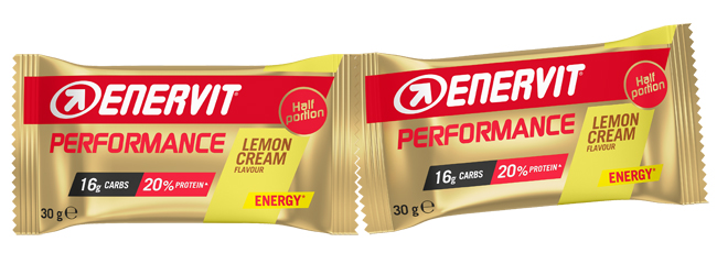 ENERVIT PS DOUBLE LEMON CREAM 2 MEZZE PORZIONI BOX 1 BARRETTA - Farmacia Del Monaco