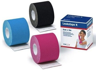 BENDA ADESIVA LEUKOTAPE K PER TAPING FISIOTERAPICO LARGHEZZA 5 CM LUNGHEZZA 5 M COLORE AZZURRO IN ROTOLO - Farmacia Del Monaco