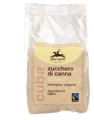 ZUCCHERO DI CANNA CHIARO BIO CUBA FAIRTRADE 500 G - Farmacia Del Monaco